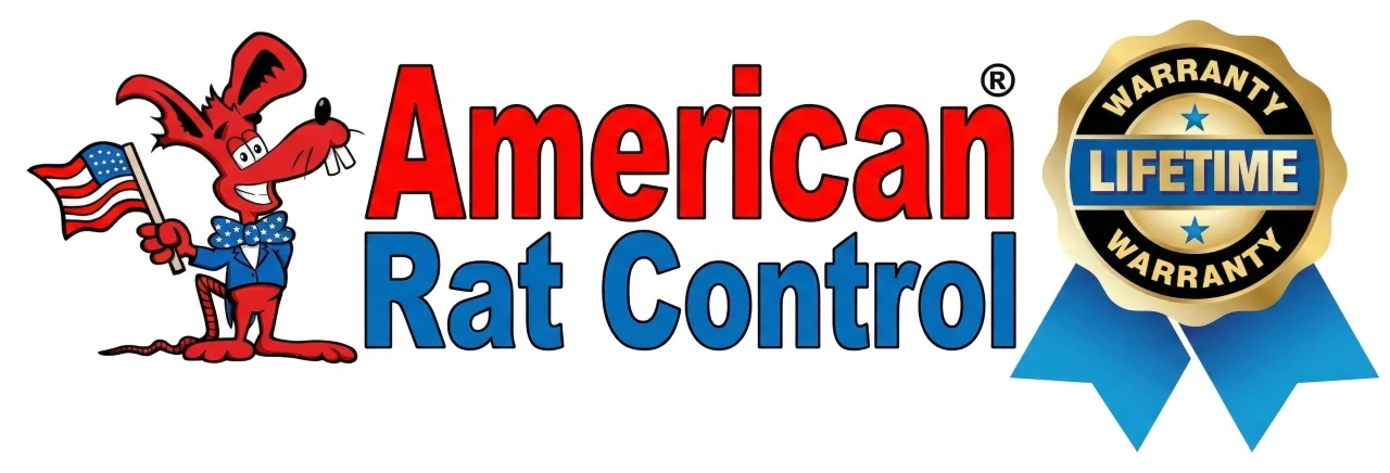 American Rat Control & Lifetime Warranty Badg Logo1280x436px